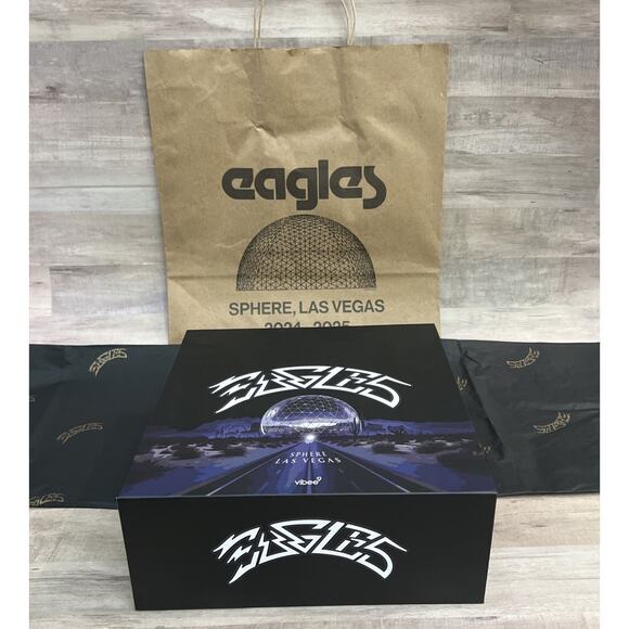 Eagles 2025 at The Sphere Las Vegas VIP Memorabilia BOX BAG ONLY‎ Collectable - Picture 1 of 12